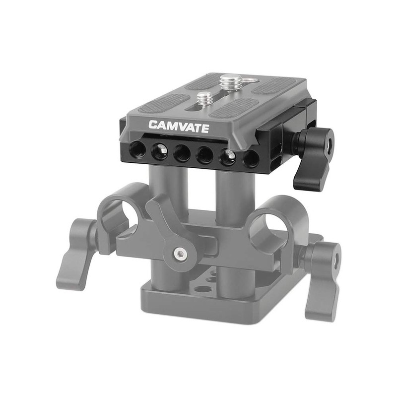 CAMVATE Quick Release Adapter Baseplate Slide In Style For Manfrotto