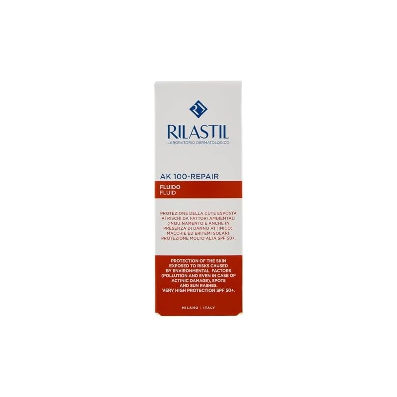 Rilastil - Sun System AK-Repair 100, Protector Solar Facial con