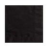 Unique 3202 Solid Luncheon Napkins | Midnight Black Color Theme