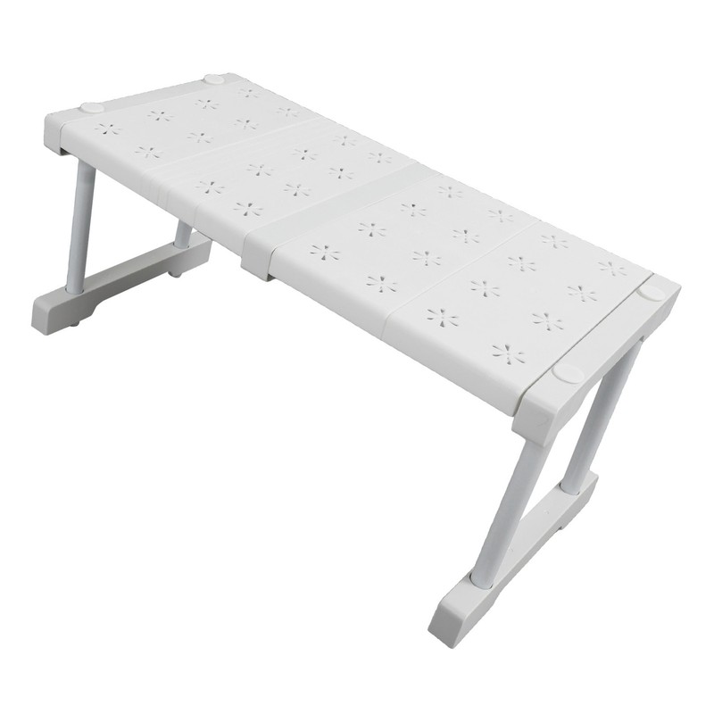Expandable Closet Shelf Organizer Adjustable Space Saving Wardrobe Sink Tension