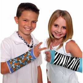 Shrinkins The Healing Art Washable Removable Cast Decorating Cover Kit~ Fun, Fashionable Creative Shrink Wrap Decorations for Arm & Leg Casts ~ Uses No Adhesive - Adult & Child