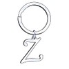 Silver Letter A-Z Keyring for Key for Women Men Women