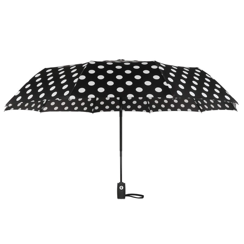 Agaric Cute Polka Dots Umbrella Compact Travel Umbrella - 10