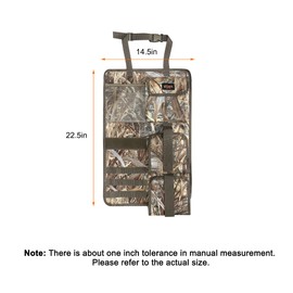 MYDAYS 2 Pack Tactical Seat Back & Front Seat Gun Organizer with Molle Panel Vehicle Gun Holders for Hunting Rifles & Shotguns (Camo)