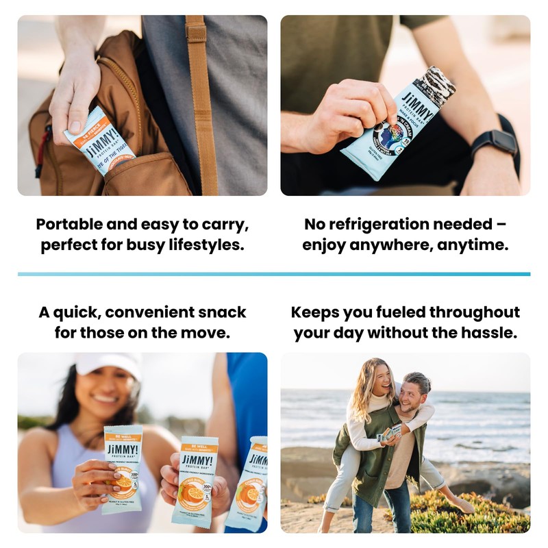 JiMMY'S! Functional Protein Bar - Chocolate Peanut Butter - 12