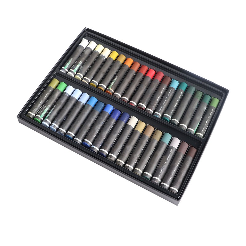 Oil Pastel Set Professional 36 Colors High Pigment Vibrant Soft