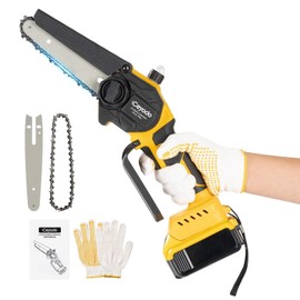 Mini Chainsaw Cordless Compatible with Dwt 20V MAX, 6 Inch Brushless Chainsaw for Wood Cutting Pruning Tree Saw