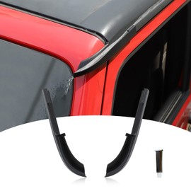 JeCar JK Hardtop - Extensión de canalón de lluvia para Jeep Wrangler 2011-2018 JK JKU, versión actualizada