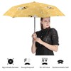 Vhcawsu Yellow Bees Honeycomb Umbrella Windproof Travel Umbrella Automatic Compact