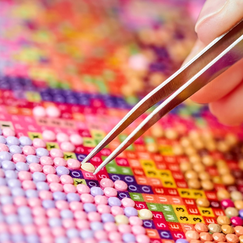 Diamond Dotz Freestyle Gems 2.8mm 12g Lt Borgoña