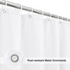 EurCross Extra Long Fabric Shower Curtain Liner 84 inches Long