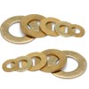 M5 Brass Flat Washers, Pack of 50 Fittings Rings Room