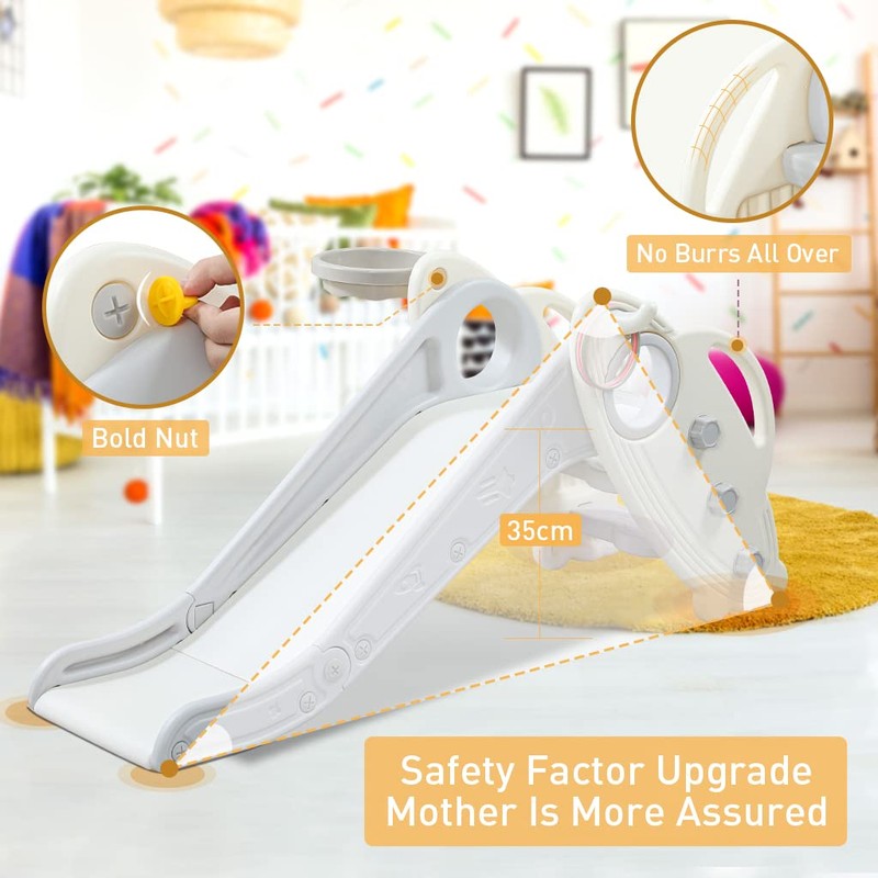 Onasti Kids Slide for Toddlers Age 1-3 Indoor Baby Plastic