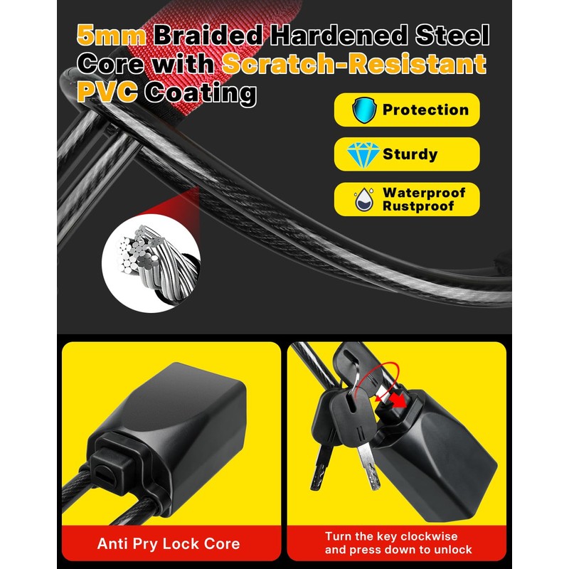 Car Steering Wheel Lock Seat Belt Lock Anti Theft Device