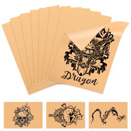 prota 3 MM Tattoo Practice Skin 8 Pcs Tattoo Fakeskin, Double Sides Fake Skin Tattooing 15 * 20 cm, Tattooing Microblading Practice Skin for Tattoo Supplies Beginners and Experienced Artists