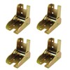 JCBIZ 4 piezas de bisagra plegable de acero inoxidable de