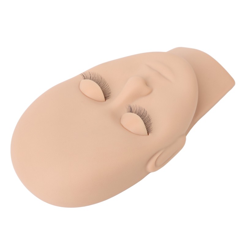 Lash Mannequin Head Makeup Eyelash Extension Practice Doll Head with