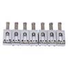 Electric Guitar Bridge Saddle Portable Metal Roller String 7 Pcs