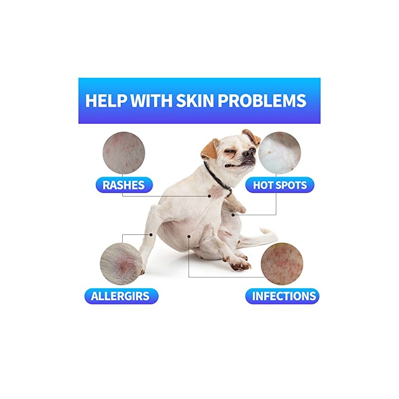 Jabn antimictico para Perros, champ para Perros contra alergias y