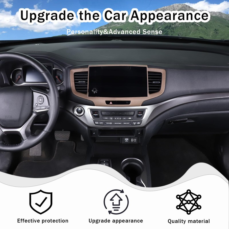 HIRUFAIT Dashboard Navigation Panel Frame for Honda Pilot 2019-2022/ Ridgeline
