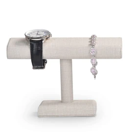 Woodten Watch Stand Leather Watch Display Stand For Women Bracelet Stand Jewellery Display Stand White Jewellery Stand Watch Bracelet Storage