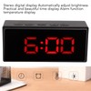 QANYEGN Digital Alarm Clock, Large Mirrored LED Clock, Large Display