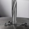 sourcing map 4mm Cutting Dia Cemented Carbide Twist Extra Long