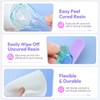 HeyClear Silicone Measuring Cups Kit for Epoxy Resin 250&100ml Mixing