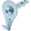 Hillman 122362 Self-Drilling Chrome Wall Dogs with Picture Hanging Hook,