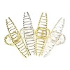 QinGoo Large Stylish Gold Cross Hair Claw Metal Hair Clip,