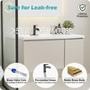 HOIGY Waterfall Bathroom Sink Faucet Oil Rubbed Bronze, Brass Single