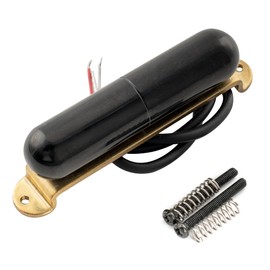 Artec LSA70 Alnico 5 Lipstick Style Single Coil Bridge Pickup 7.5K for Strat Style Electric Guitar, Black