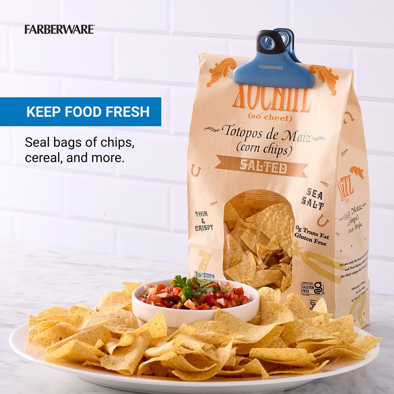 Farberware Professional Bag Clip, 5 piece set, Assorted