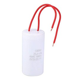 Condensador de arranque, CBB60 Inserte el condensador de arranque 25uF 450VAC para el hogar aplicable a la reparación de muchos tipos de pequeños electrodomésticos 25/70/-20