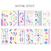 12 Sheet Glow In The Dark Temporary Tattoos Party Supplies