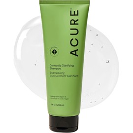 Acure Shampoo Clarificante para limpieza Profunda Elimina la acumulación de cebo y productos aplicados 236 ml