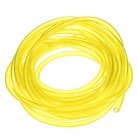 M METERXITY Tubing Carburetor Fuel Vent Line, 4mm(0.16") ID 6mm(0.24") OD 4m(13') Long Polyurethane Gas Oil Tube for ATV/Go Kart/Dirt Bike, Universal Petrol Pipe Replacement [Yellow]