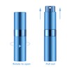 Lil Ray 8ml Portable Mini Perfume Atomizer(4 PCS)，Refillable Empty Small