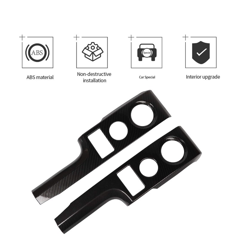 Voodonala Central Console Panel Frame Outlet Vent Trim for Ford