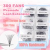 FADLASH Premade Fans Eyelash Extensions 300pcs 20D Premade Lash Fans