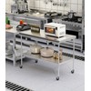 OREALLANDROL 48" x 24" Stainless Steel Prep Table with Drawer,