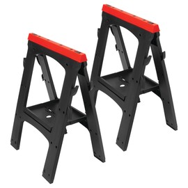 Performance Tool W54009 Heavy Duty Plastic Sawhorse Set (450 lb capacity, 900 lbs Total)