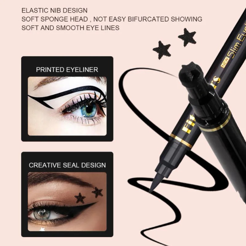 Set De Lápices Delineadores De Ojos Impermeables Doble Punta