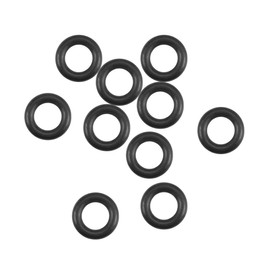 sourcing map 10Pcs Nitrile Rubber O-Rings 8.1mm OD 4.5mm ID 1.8mm Width Metric Nitrile Rubber Seal Gasket
