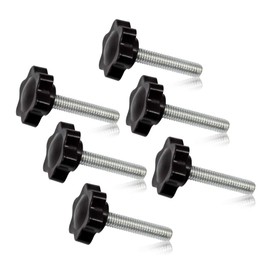 SPEEDWOX Knob Screws, M6 x 30, 6 Pieces, Yawata Screw, Hex Bolt, Handle Screw, Grip Knob Nut