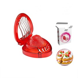Strawberry Slicer, Strawberry Huller, Fruit Slicer for Baking and jam Making