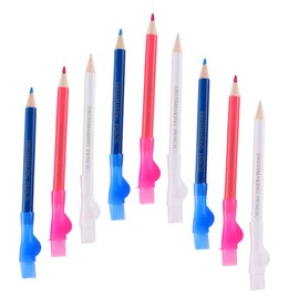 COHEALI 9pcs Tailors Pencil Marker Pens Garment DIY Chalks Brush Fabric Marker Pens for Sewing Dressmaker and Home Use