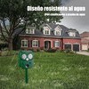 Talkcute Repelente de Animales Ultrasónico Solar, Modos de Ondas, Sensor