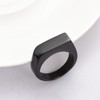 XSMZB Cremation Rings for Ashes Simple Square Band Ring Keepsake