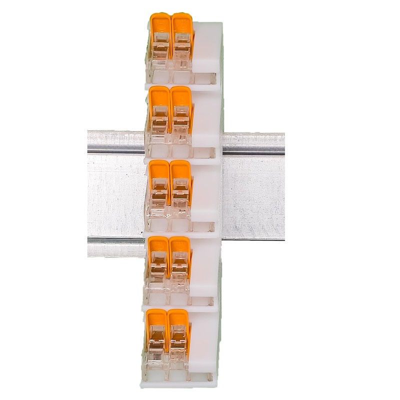 2 x DIN rail / DIN rail holder for 5